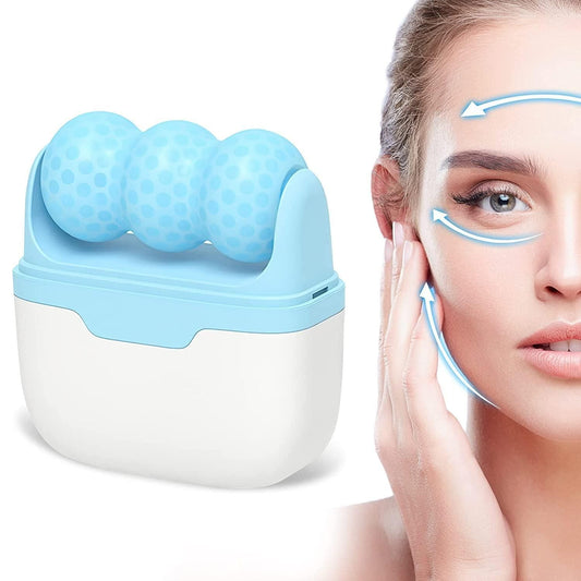 2 in 1 Upgraded Ice Roller for Face & Body Massager